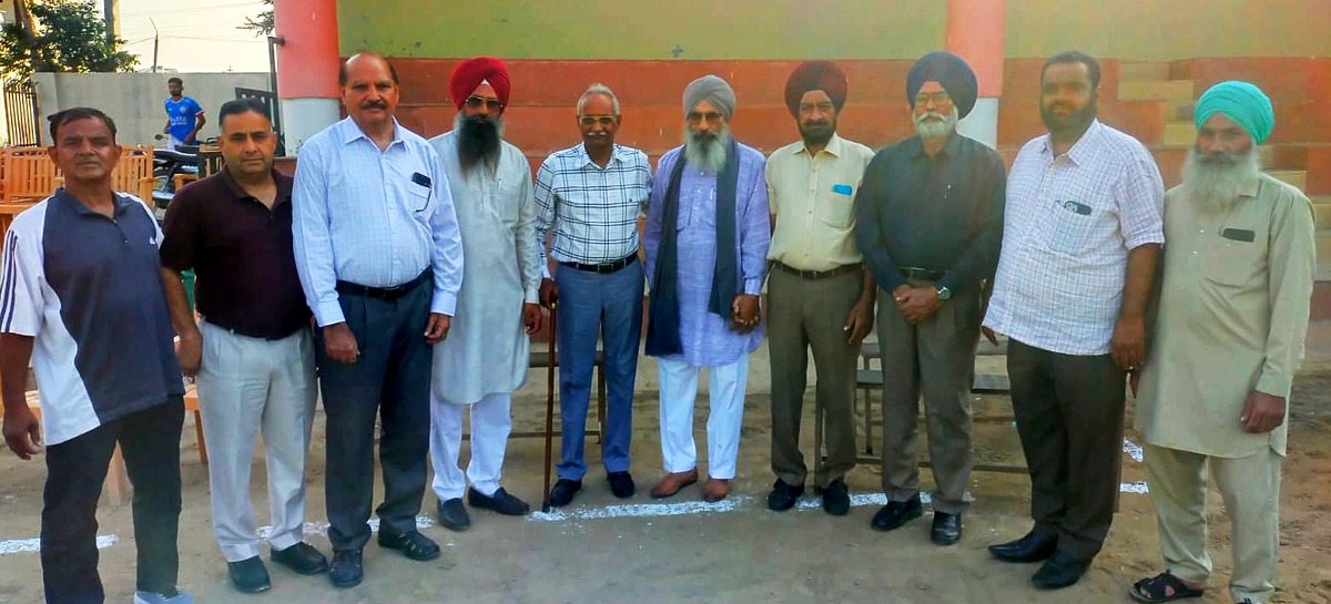 Committee meeting regarding Olympian Jarnail Singh Memorial Football Tournament.